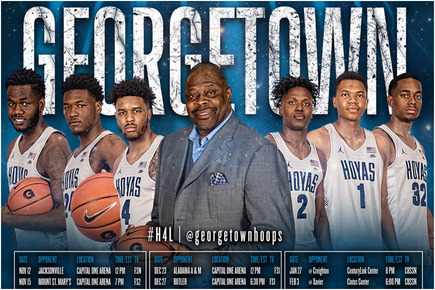 Georgetown Basketball Schedule